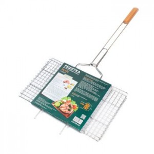 Решетка для гриля и барбекю плоская "СЛЕДОПЫТ" Picnic 45*26*2 см PF-GR-18