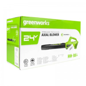 Воздуходув аккумуляторный Greenworks G24AB (24В, без АКБ и ЗУ) 2404807