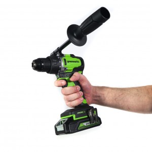 Дрель-шуруповерт ударный аккумуляторная Greenworks GD24DD90 (24В, 90 Нм, б/щ, без АКБ и ЗУ) 3707507
