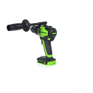 Дрель-шуруповерт ударный аккумуляторная Greenworks GD24DD90 (24В, 90 Нм, б/щ, без АКБ и ЗУ) 3707507