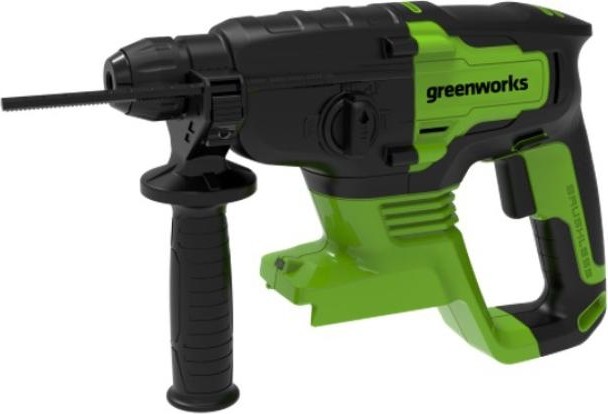 Перфоратор акк. Greenworks GD24SDS2K4 (2ДЖ, 24V, c 1*4Ач и ЗУ, в сумке) 3803007UB
