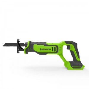 Пила сабельная аккумуляторная Greenworks GPT-BLRS-1 (24В, б/щ, без АКБ и ЗУ) 1200607