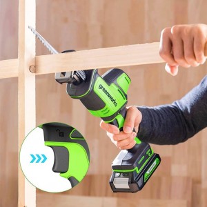 Пила сабельная акк. Greenworks GPT-CR (24V,без АКБ/ЗУ,компкат) 1200507