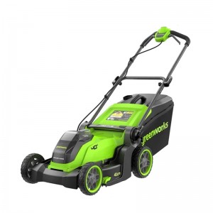 Газонокосилка аккумуляторная Greenworks GD40LM411 (40В, 41см, 1*4Ач и ЗУ) 2521007UB