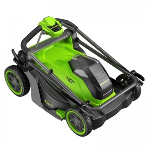 Газонокосилка аккумуляторная Greenworks GD40LM411 (40В, 41см, 1*4Ач и ЗУ) 2521007UB