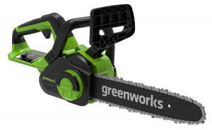 Пила цепная аккумуляторная Greenworks G24CS25K4 (24В, 25см, с 1*4Ач и ЗУ) 2007707UB