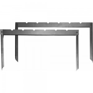 Мангал походный "Следопыт" складной (2 стойки), 500*350 мм PF-GR-03