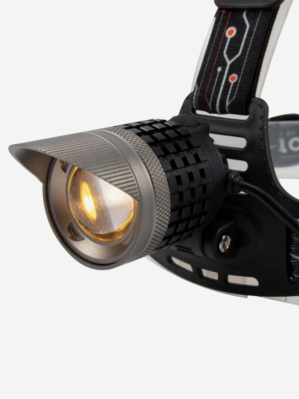 Фонарь налобный "Сибирский Следопыт -SOL", 1LED WARM,аккум.2*2200mAh PF-PFL-HL40