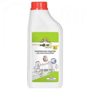 Средство для очистки воды в бассейне комплексное концентрат 1л Nadzor Garden CHI454