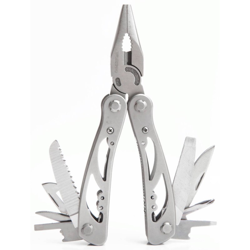 Мультитул 12в1, нерж. раб.часть, облегченный WORKPRO WP382001