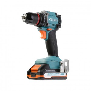 Дрель аккумуляторная Sturm! CD1860BL (1BatterySystem, б/щ, 18В, 2*2Ач, 60Нм, кейс)
