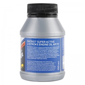Масло полусинтетическоем PATRIOT SUPER ACTIVE 2T 100мл 850030634