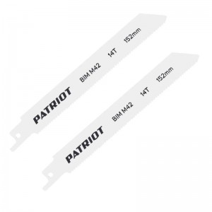 Полотно для сабельной пилы по металлу 152*19*0.92мм*14T PATRIOT 814010511