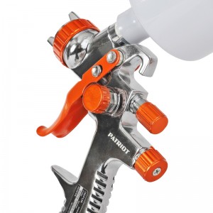 Краскораспылитель пневматический PATRIOT LVLP 1,2B (верх.бачок 0,6л, сопло 1,2мм) 830901016