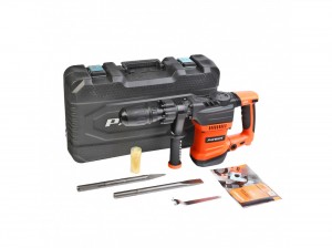 Молоток отбойный PATRIOT DB200 (1375Вт, 18Дж, 2800уд/мин, 2 зубило, кейс) 140301200