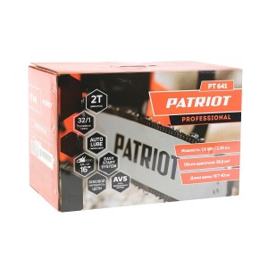Пила цепная Patriot PT641 (2.45л.с. 39,6сс) 220105800