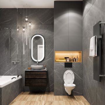 Унитаз подвесной К701 безободковый, сиденье тонкое ДП