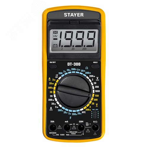 Мультиметр цифровой STAYER DT-300 45321