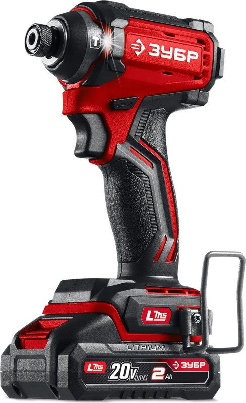 Винтоверт аккумулятороный ЗУБР ВБУ-180-21 (б/щ, удар, 20В, 1*2Ач, 180Нм)