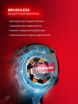 Винтоверт аккумулятороный ЗУБР ВБУ-180-21 (б/щ, удар, 20В, 1*2Ач, 180Нм)