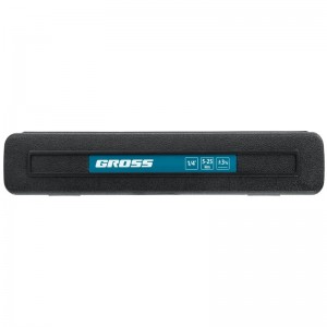 Ключ динамометрический, 5-25 Нм, 1/4", CrV// Gross 14180