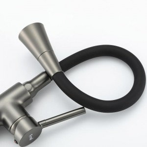 Смеситель для кухни оружейная сталь Frap F4044-9