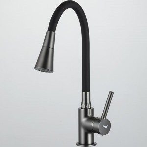 Смеситель для кухни оружейная сталь Frap F4044-9