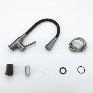 Смеситель для кухни оружейная сталь Frap F4044-9