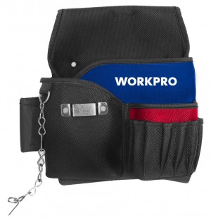 Сумка электрика поясная 600D 290*270мм WORKPRO WP281015