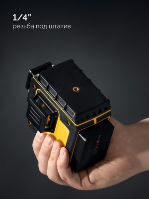 Нивелир лазерный STAYER SLM 50м, точн. +/-0,5 мм/м зел. 34963