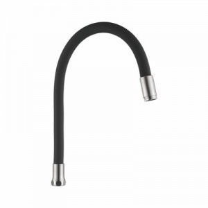 Излив силиконовый чёрный цвет металла: нерж. сталь LEDEME L77506-2