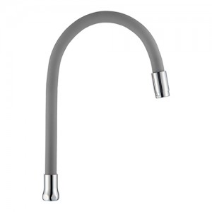 Излив силиконовый серый цвет металла: нерж. сталь LEDEME L77506-9