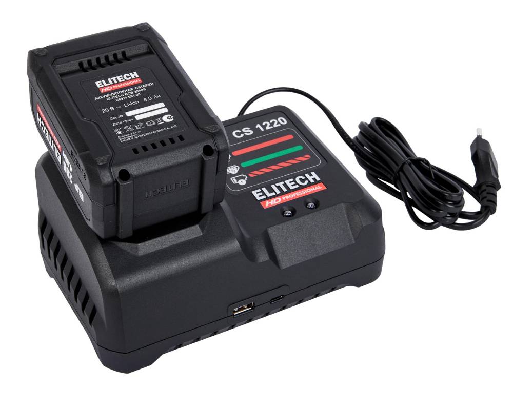 Гайковерт ELITECH HD CW 2009SL (ударн.,20В,1х4.0Ач) 205747