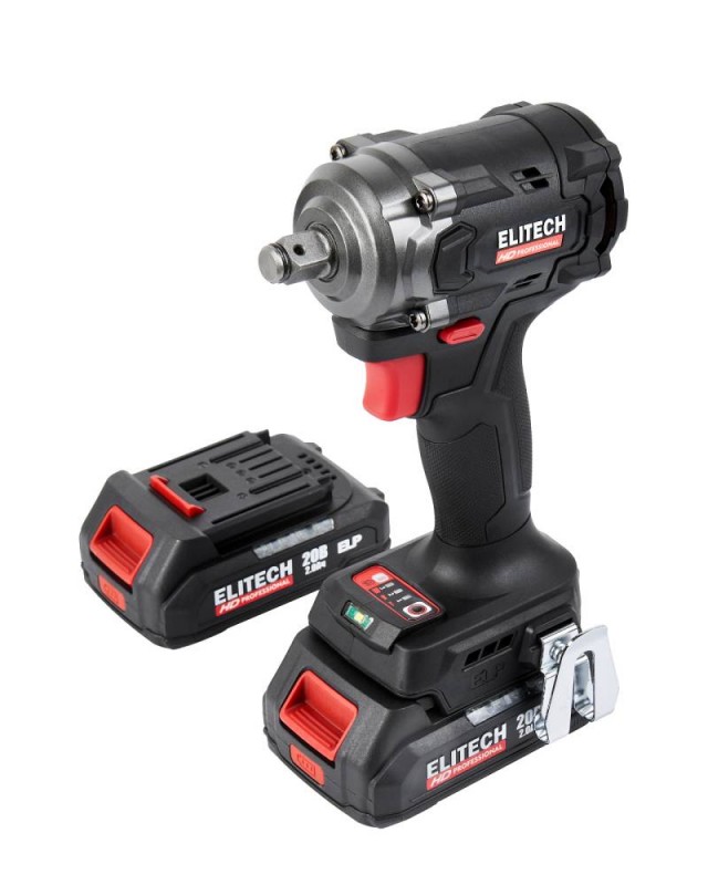 Гайковерт ELITECH HD CW 2004SL (ударн.,20В,2х2.0Ач)