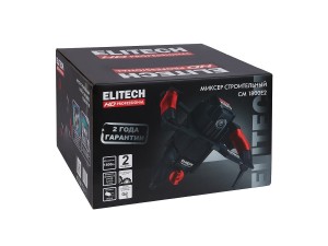 Миксер Elitech HD CM 1800 E2 (1800Вт, 820об/мин, 185Нм)