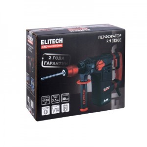Перфоратор ELITECH HD RH 1130E (SDS+,AVC,1100Вт,2реж,3.5Дж)