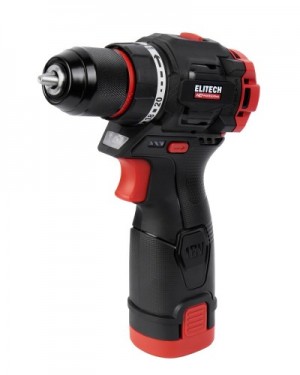 Дрель аккумуляторная ELITECH HD CD 16L2 (16В,2х2.0Ач,Li-ion,БЗП-10мм)