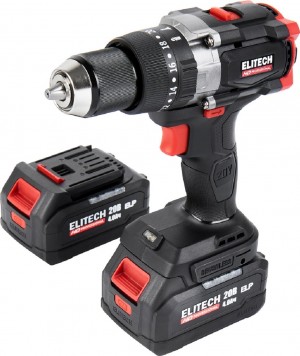 Дрель аккумуляторная ELITECH HD CD 20BL2 (б/щет,20В 1*4Ач,ELP,БЗП) 205727
