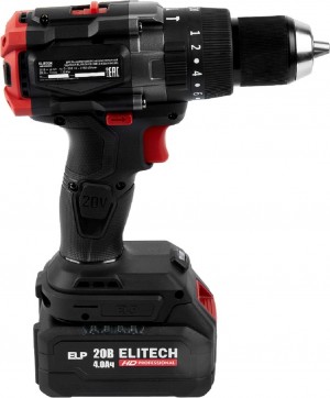 Дрель аккумуляторная ELITECH HD CD 20BL2 (б/щет,20В 1*4Ач,ELP,БЗП) 205727