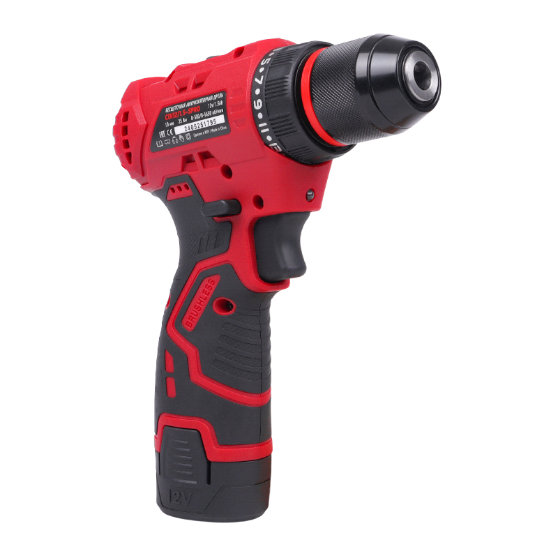Дрель акк Number One CDI 12/1,5-SPRO (б/щ, 35Hm,12V/1,5Ah,10мм метал.патрон,500-1650об/мин,КЕЙС)