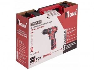 Дрель акк Number One CDI 14,4/2,0-SPRO (б/щ, 42Hm,14,4V/2,0Ah,10мм метал.патрон,500-1650об/мин,КЕЙС)