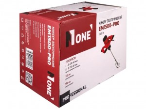 Миксер Number One EM1500-PRO (1500Вт,рег.оборот.,венчик М14,2-х скоростной) №1