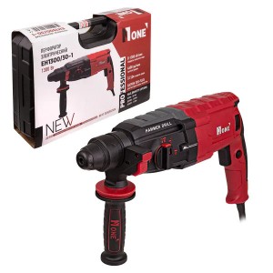 Перфоратор Number One EH1300/30-1 (3-х режимн.3,2Дж,1300Вт,4600уд/мин,SDS+,КЕЙС,набор буров) №1