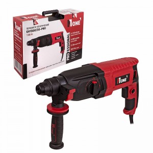 Перфоратор Number One EH1300/30-PRO (3-реж,3,3Дж,1300Вт,5300уд/мин,SDS+,КЕЙС,набор буров) №1