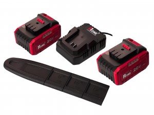 Пила цепная акк Number One ECS18/3.0-PRO-B (20V,2акк,3,0Ач,З/У,62зв,30см шина,б/щ)