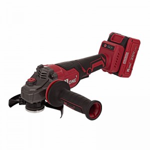 УШМ акк Number One AG125-18/3.0-PRO-2B (б/щ, 125мм,рег.обор,2акк,20V,3,0Ah,антивибр.ручка,Кейс) №1