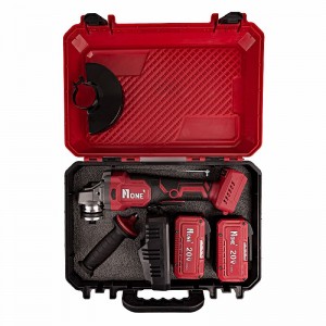 УШМ акк Number One AG125-18/3.0-PRO-2B (б/щ, 125мм,рег.обор,2акк,20V,3,0Ah,антивибр.ручка,Кейс) №1