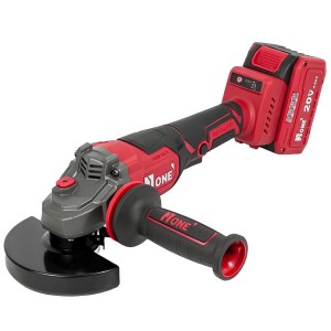 УШМ акк Number One AG125-18/4.0-PRO-2B (б/щ, 125мм,элект.рег.обор.,2 аккум-4,0Ач) №1