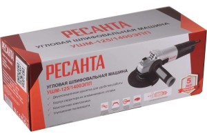Угловая шлифовальная машина Ресанта 125/1400 ЭПП 75/12/14
