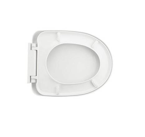 Сиденье для унитаза Articplast микролифт ABS пластик U-образное белый 7003